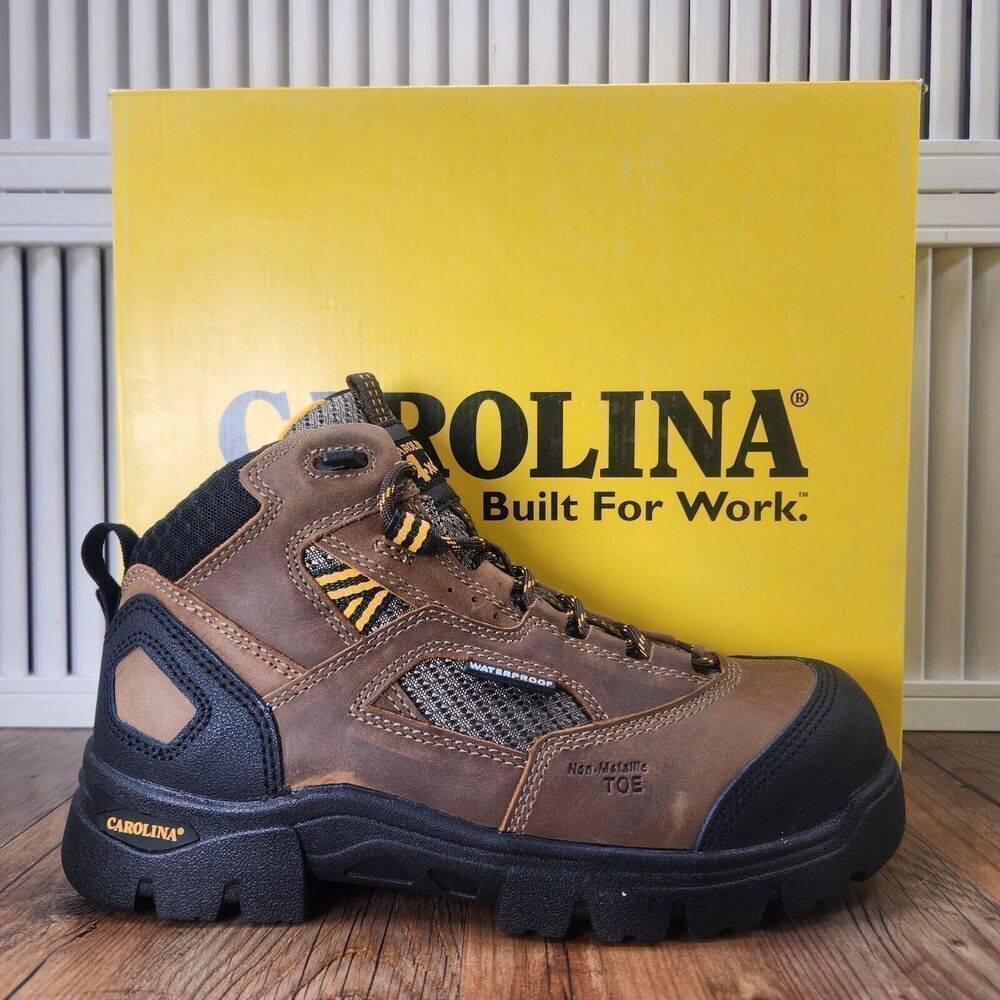 Carolina CA4552 Waterproof Composite Toe 4x4 Hiker Work Boots Mens Sz 8 EE Wide